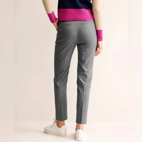 Boden Kew Wool Pants in Charcoal Marl, size 10P - Picture 2 of 8